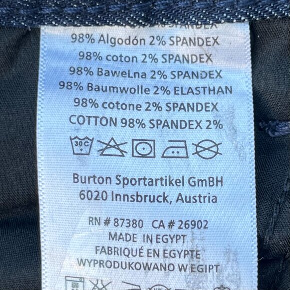 ANALOG MEDIAN JEANS MEN’S sz 33W 33L Regular Fit Dark Wash Straight Leg - Picture 8 of 12